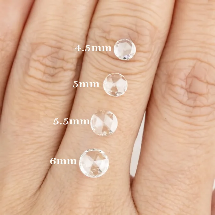 Celeste Prong Set Ring Round Rose Cut Diamond Envero Jewelry Rings