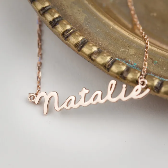Envero Jewelry Necklaces Custom Script Name Necklace