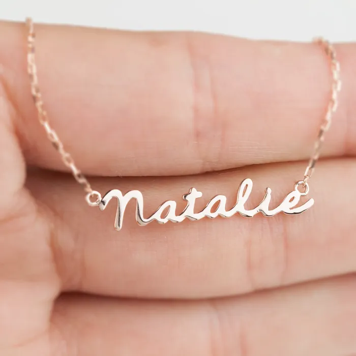 Envero Jewelry Necklaces Custom Script Name Necklace