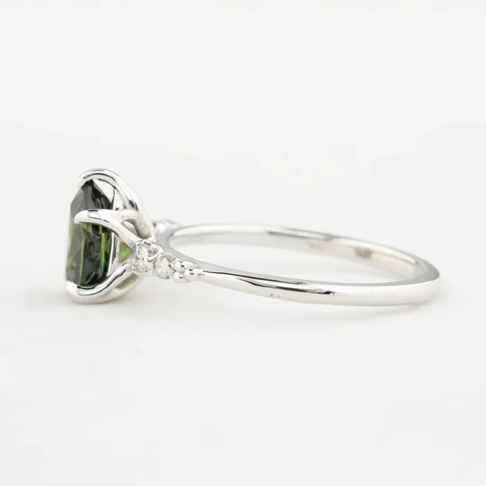 Envero Jewelry Rings Estel Fleur Ring 176ct Unheated Pear Queensland Sapphire Ring 14K White Gold One of a kind Envero Jewelry Rings Estel Fleur Ring 176ct Unheated Pear Queensland Sapphire Ring 14K White Gold One of a kind