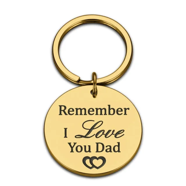 Juzan Jewelry Necklaces Fathers Day Keychain