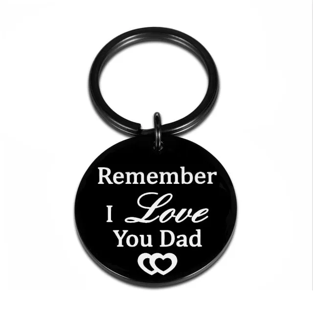 Juzan Jewelry Necklaces Fathers Day Keychain