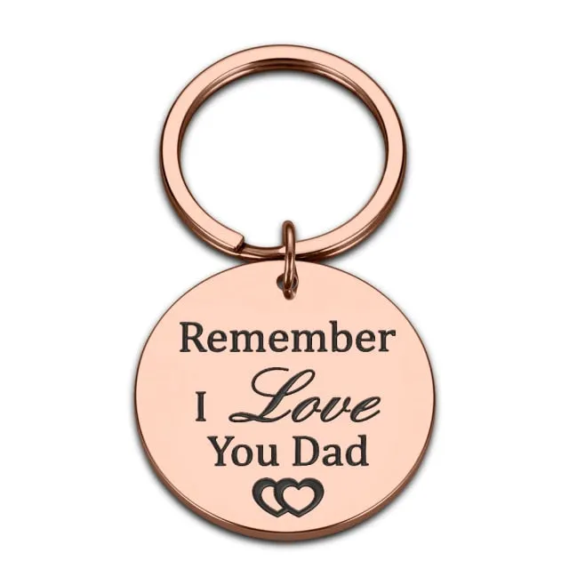 Juzan Jewelry Necklaces Fathers Day Keychain