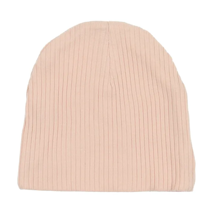 Lilette Ribbed Beanie Peach Lilette Earrings