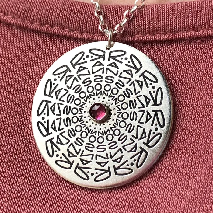 Necklaces Jewel Namedala Mandala Name Necklace HeidiJHale