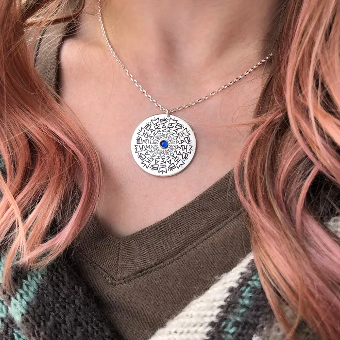 Necklaces Jewel Namedala Mandala Name Necklace HeidiJHale