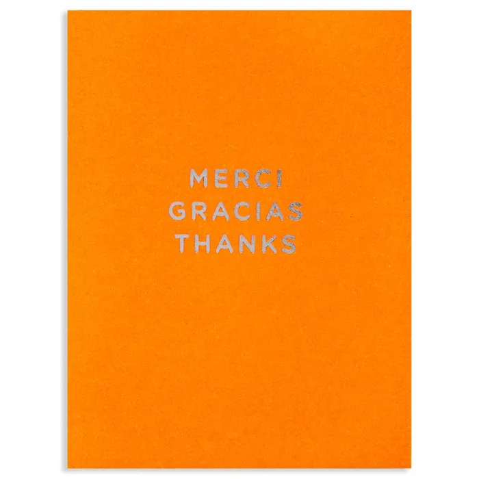 Necklaces MERCI GRACIAS THANKS THANK YOU CARD Calypso Cards Inc
