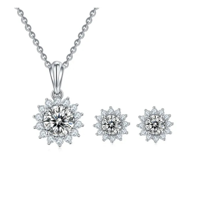 Sunflower Design Stud Earrings Shineofidamond Earrings Sunflower Design Stud Earrings Shineofidamond Earrings