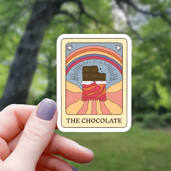 The Chocolate Pastel Tarot Card Sticker 3 Mimic Gaming Co Earrings