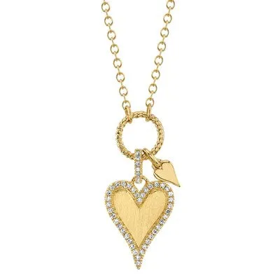 012CT DIAMOND HEART NECKLACE SHY CREATIONS Necklaces