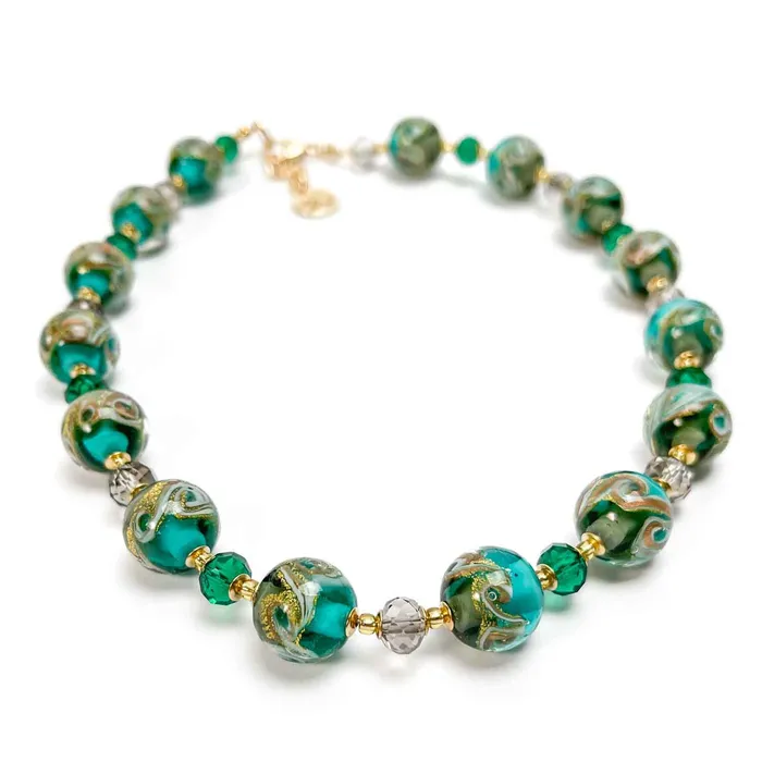 Antonio Vaccari Necklaces Bahia Necklace Murano Glass Beads