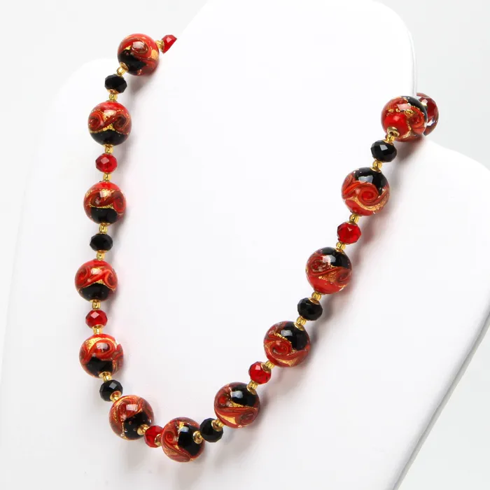 Antonio Vaccari Necklaces Bahia Necklace Murano Glass Beads