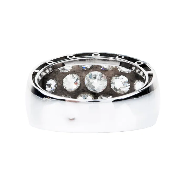 Bell Bird Antiques Rings Vintage French Old Mine Cut Diamond Ring