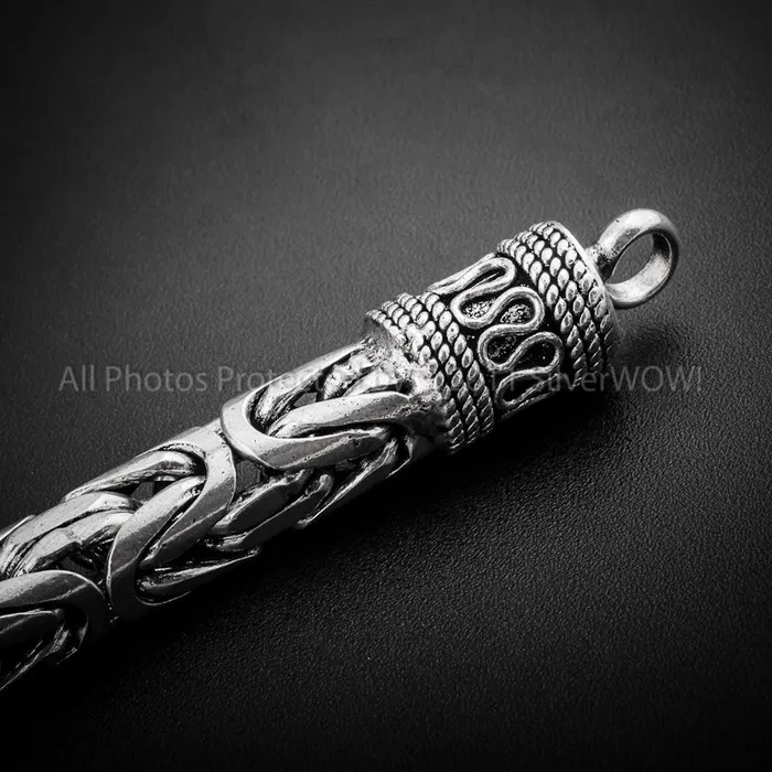 Bracelets Bali Byzantine Bracelet x 10mm silverwow
