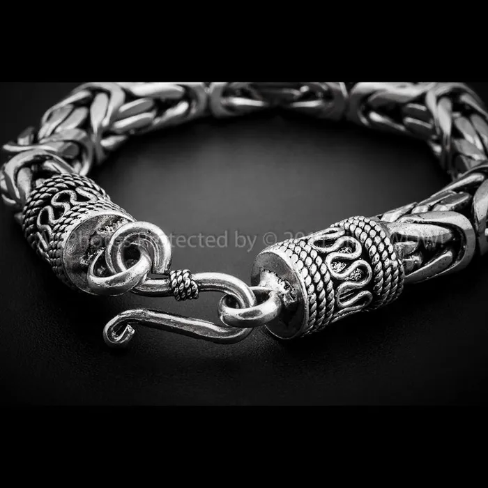 Bracelets Bali Byzantine Bracelet x 10mm silverwow
