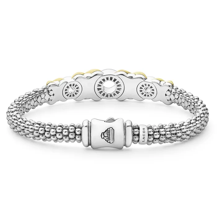 Bracelets Embrace 18K Gold XO Diamond Bracelet 6mm LAGOS