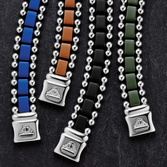 Bracelets LAGOS Anthem Matte Black Ceramic Link Bracelet