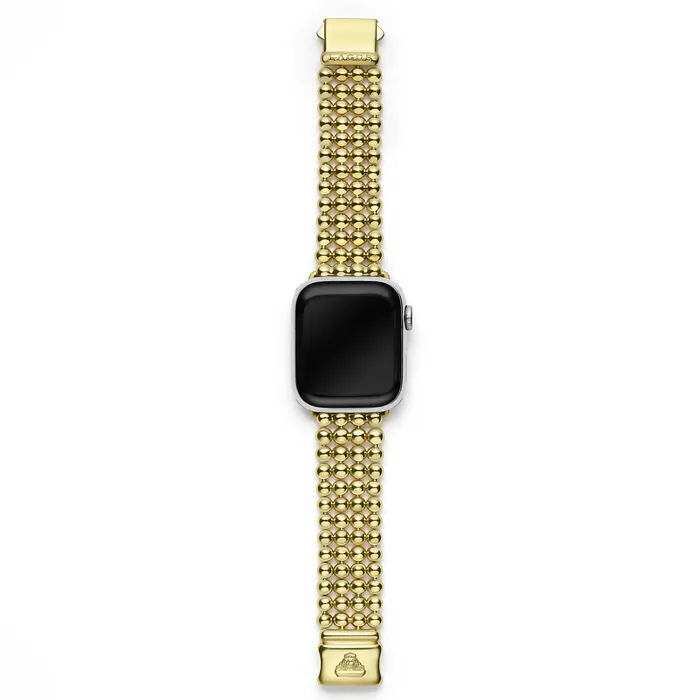 Bracelets LAGOS Smart Caviar 18K Gold Infinite Caviar Beaded Watch Bracelet 3845mm