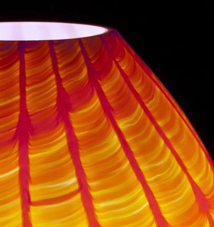 Flakes Loft Lamp in Blown Glass Murano Medium I Muranesi Earrings