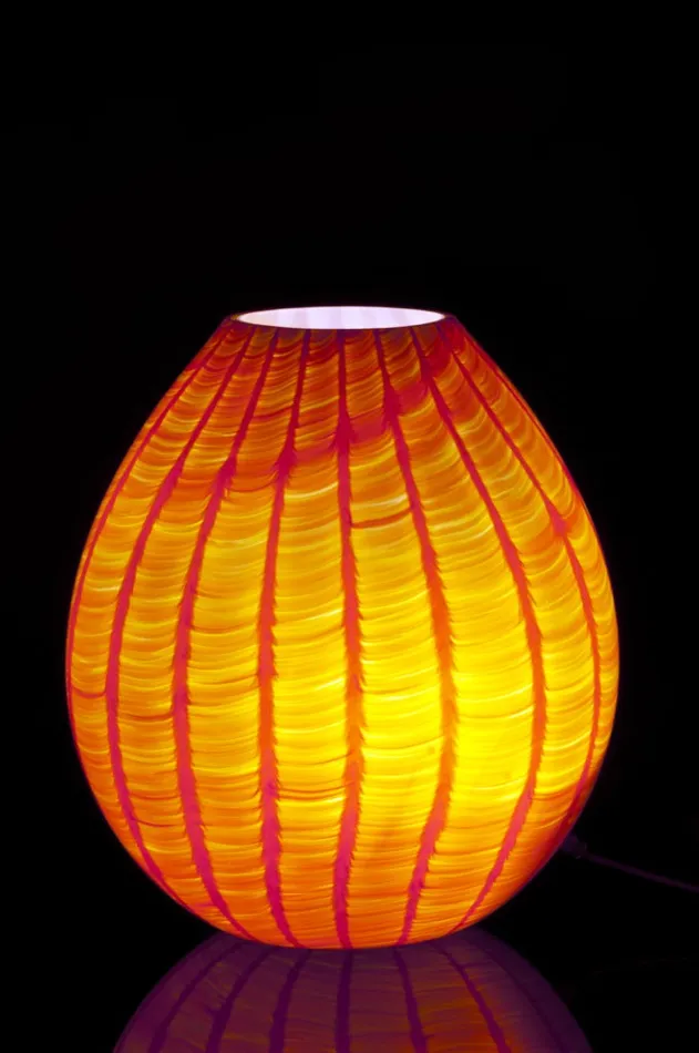 Flakes Loft Lamp in Blown Glass Murano Medium I Muranesi Earrings