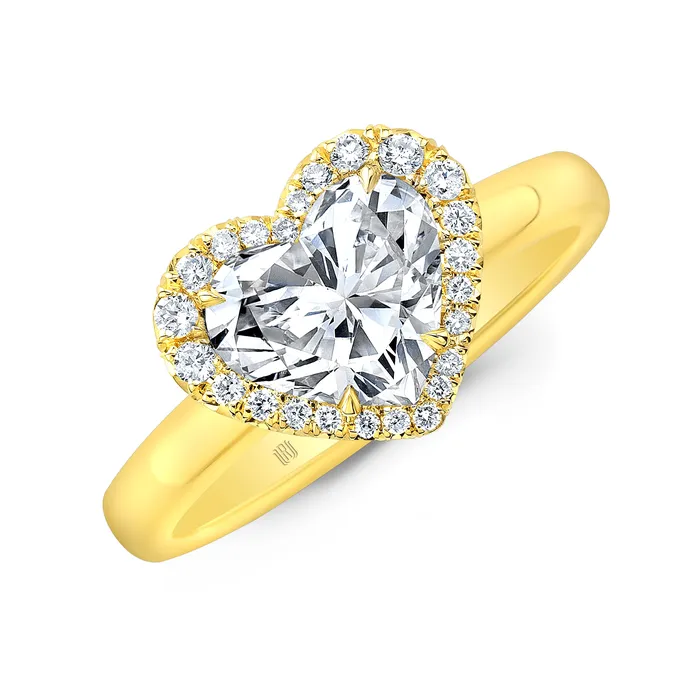 Heart Shape Diamond Ring 171tw Rahaminov Diamonds Rings
