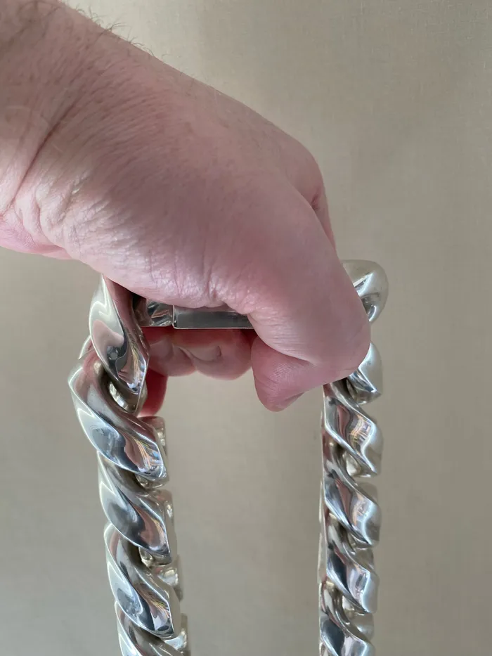 Huge Cuban Link Necklace 40mm Wide silverwow Necklaces