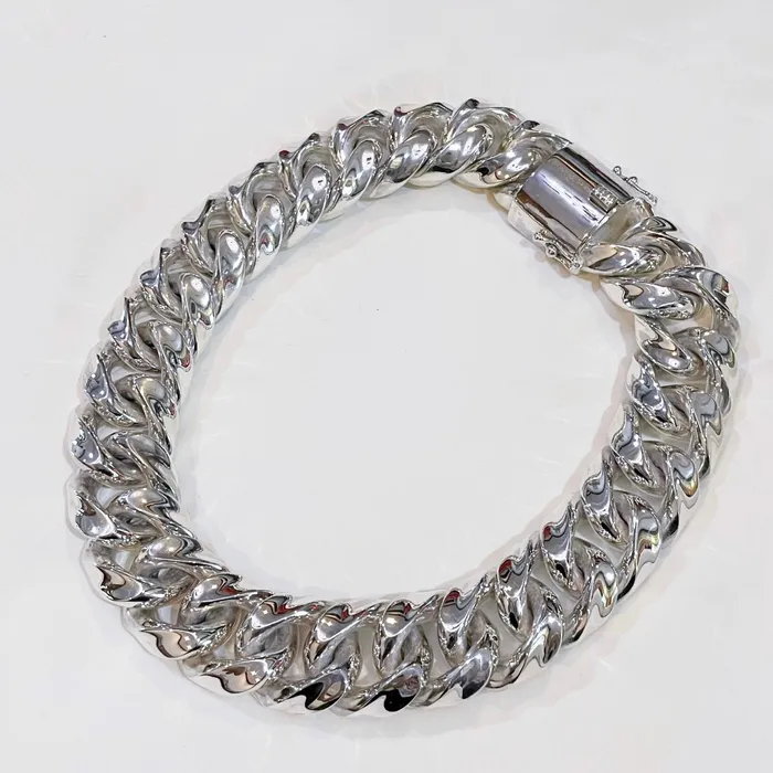 Huge Cuban Link Necklace 40mm Wide silverwow Necklaces