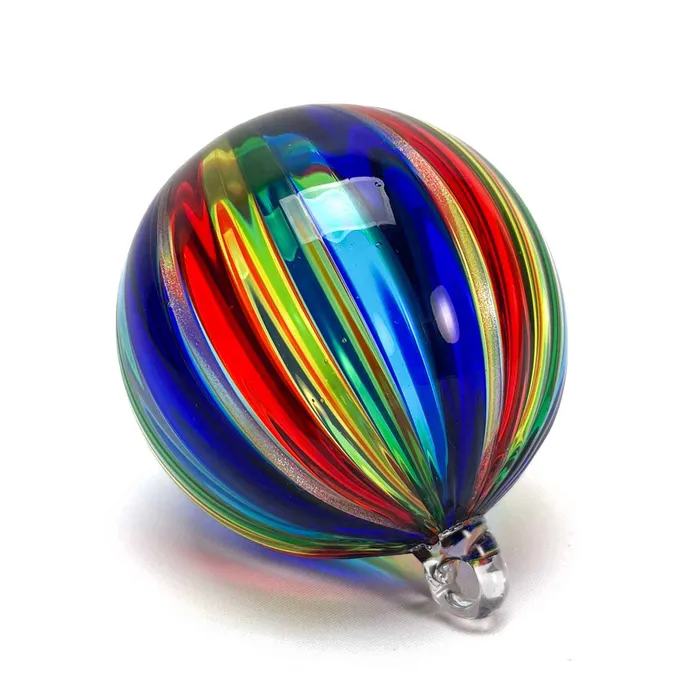La Fornasotta Necklaces Rainbow Glass Christmas ball La Fornasotta Necklaces Rainbow Glass Christmas ball