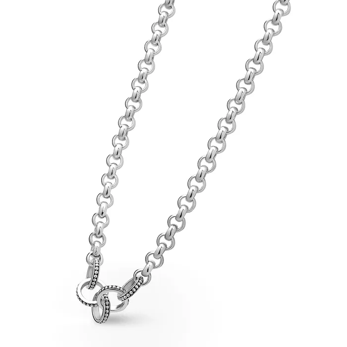 LAGOS Necklaces Signature Caviar Caviar Circle Link Necklace
