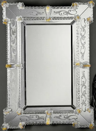 MuranoVItrum Home Decor Earrings Mirror 600 Line S MARCO Art 0178