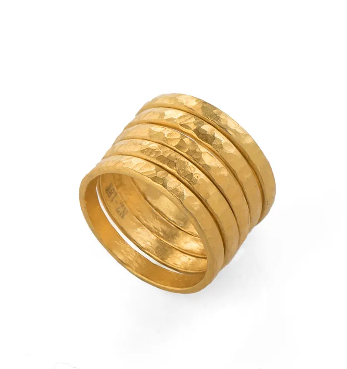 Nava Zahavi 18K Yellow Gold Stack Ring Nava Zahavi Rings