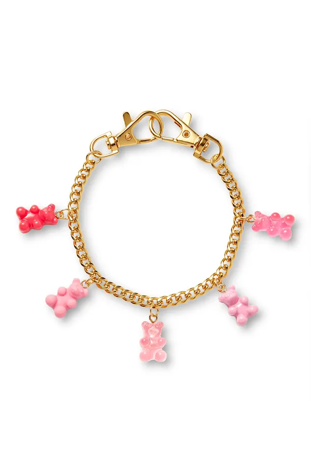 Necklaces Crystal Haze Jewelry Bag chain Pink