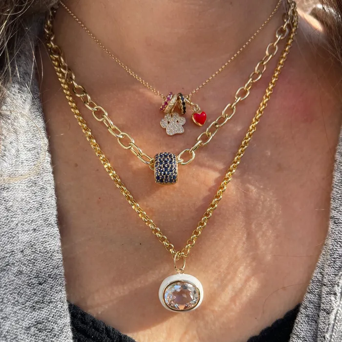 Necklaces NicoleHD Jewelry Small Rolo Chain Necklace