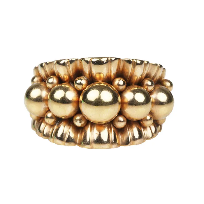 Rings Bell Bird Antiques Mid Century Retro Ring