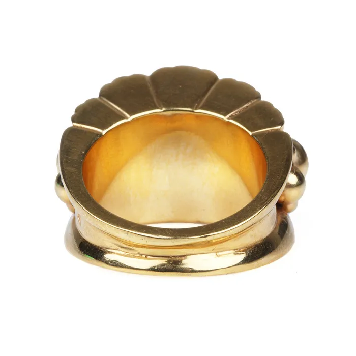 Rings Bell Bird Antiques Mid Century Retro Ring