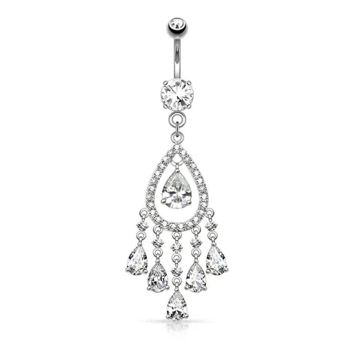 Rings She Ate Chandelier Longer Bar Belly Ring