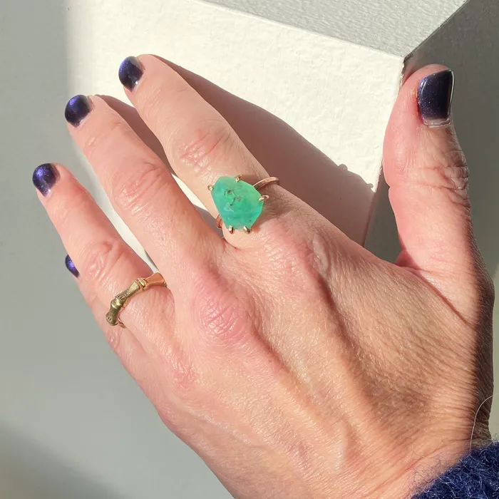 Rings Variance Objects Variance Objects Peruvian Opal 14k Gold Ring