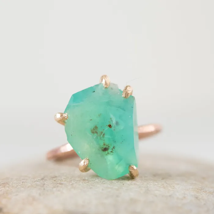 Rings Variance Objects Variance Objects Peruvian Opal 14k Gold Ring