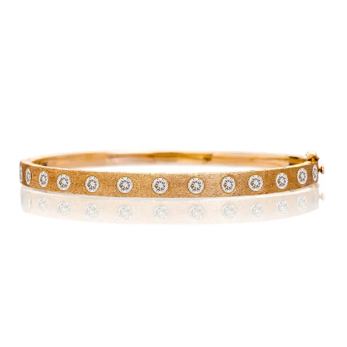 Sethi Couture Dunes Diamond Wide Bangle Bracelets