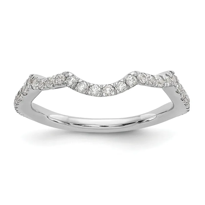 035ct CZ Solid Real 14K White Gold Wedding Wedding Band Ring Goldia Rings 035ct CZ Solid Real 14K White Gold Wedding Wedding Band Ring Goldia Rings