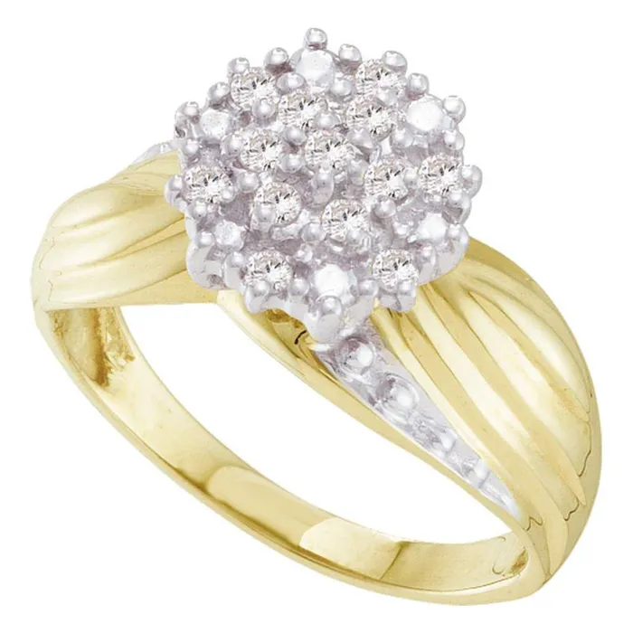 15CTWDiamond CLUSTER RING gndatlanta Rings