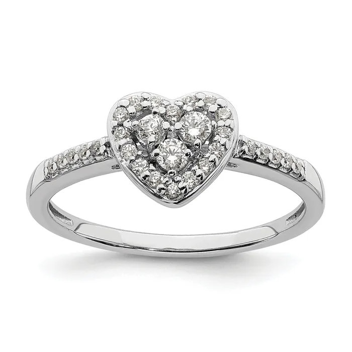 10k White Gold 14 Ct Lab Grown Diamond VSSI G Cluster Engagement Ring Goldia Rings 10k White Gold 14 Ct Lab Grown Diamond VSSI G Cluster Engagement Ring Goldia Rings
