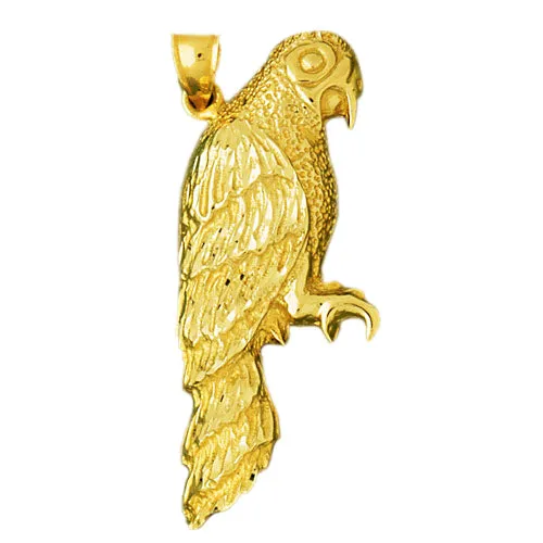 14K Gold 50MM Parrot Pendant Goldia PreStyled Sets