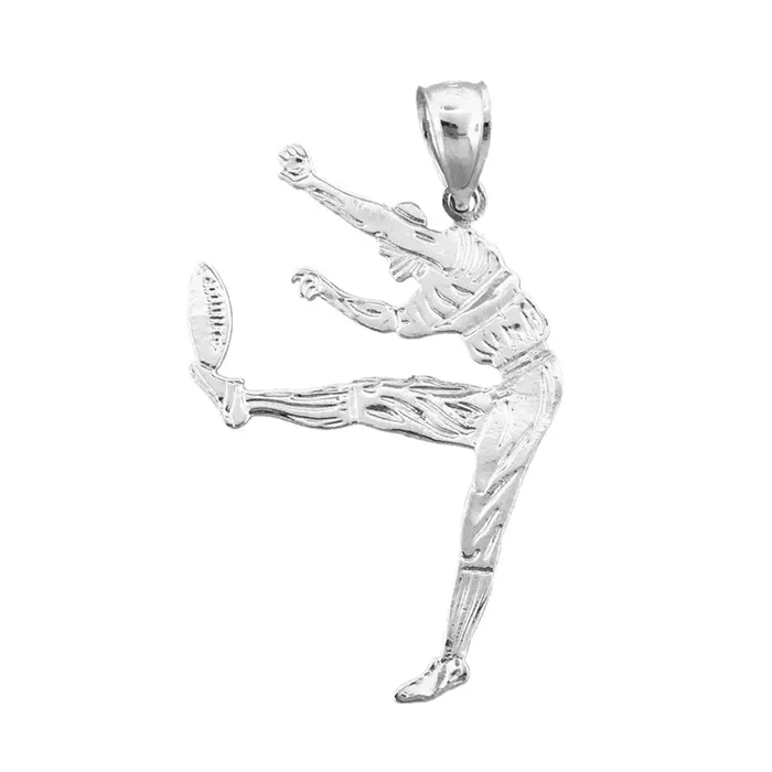 14K Gold Football Punter Pendant Goldia PreStyled Sets