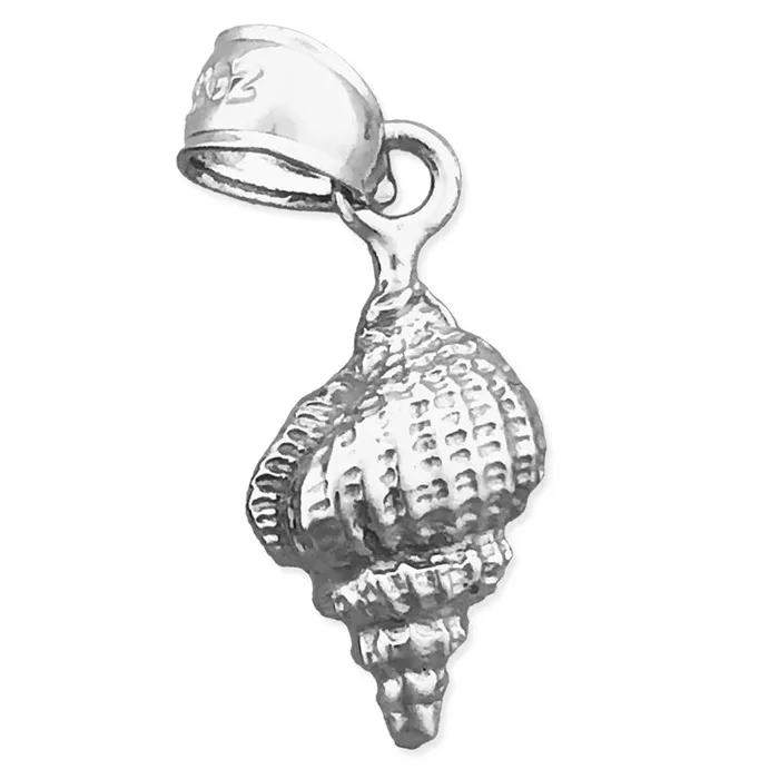 14K Gold Mollusk Shell Charm Goldia Charm Necklaces