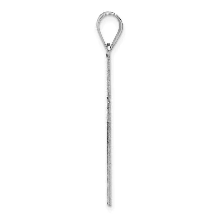 14k White Gold Cross Pendant Goldia Necklaces