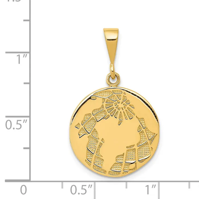 14k Yellow Gold Globe Pendant Goldia PreStyled Sets