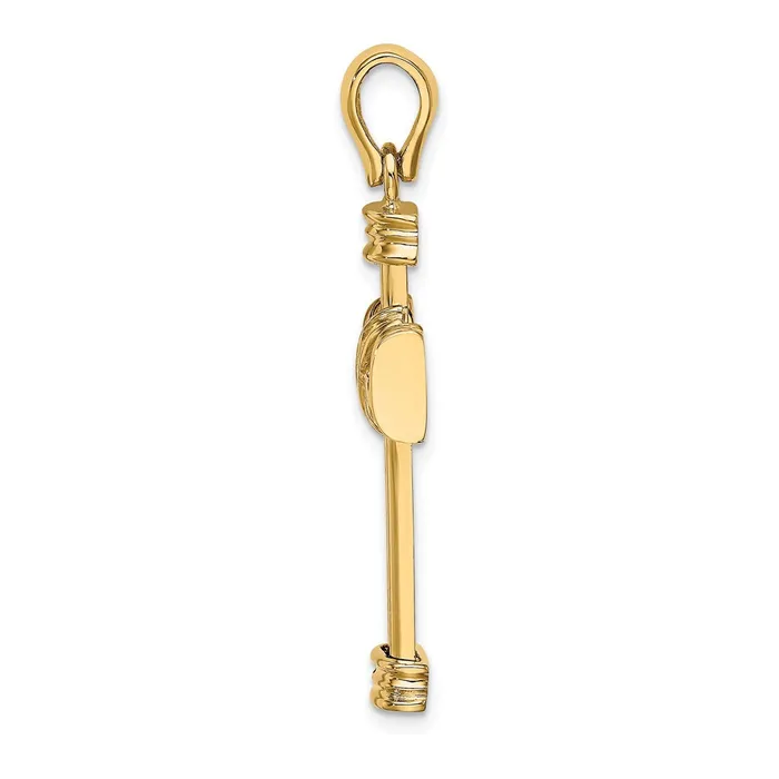 14k Yellow Gold Polished Cross Charm Goldia Charm Necklaces