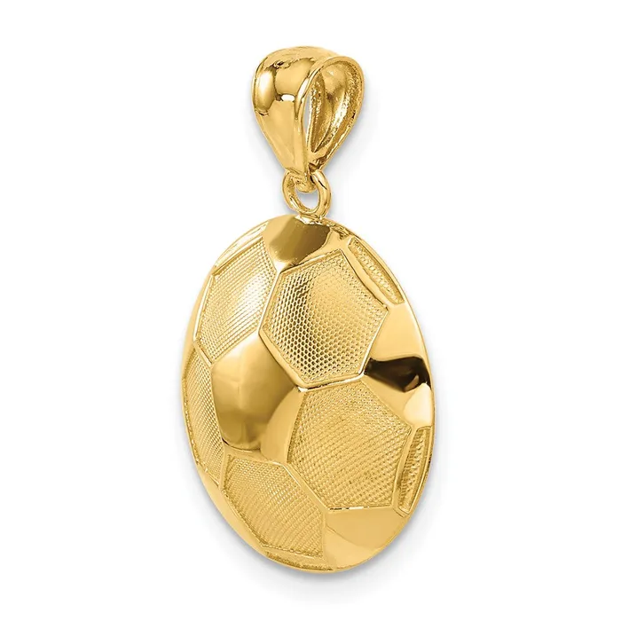 14k Yellow Gold Soccer Ball Pendant Goldia PreStyled Sets