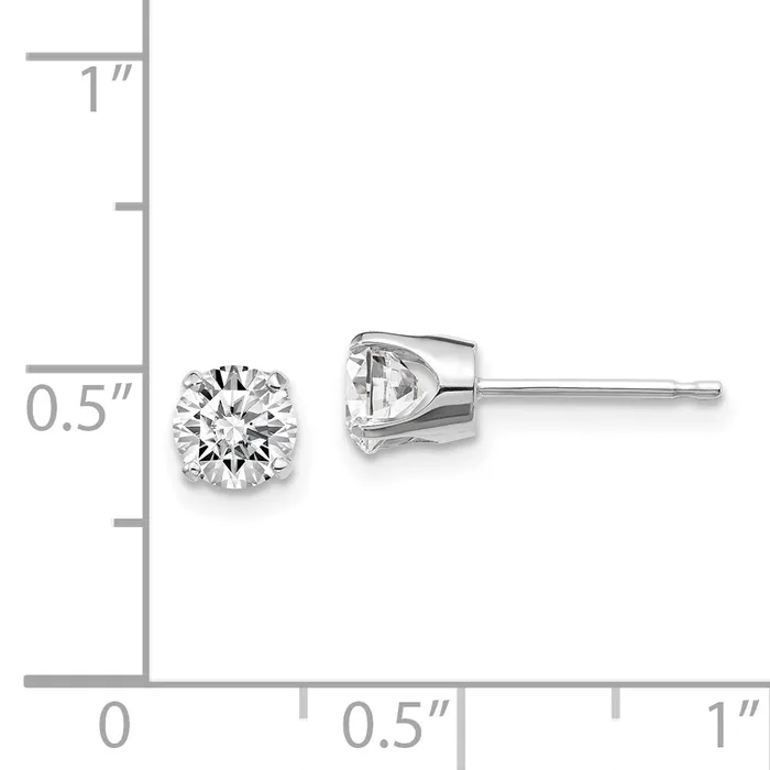 14kw 95ct I2 K L Diamond Stud Push on Post Earrings goldiaca Earrings